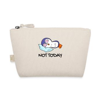 Pas aujourd’hui Pingouin Paresseux Cadeau Sommeil Sommeil - Trousse biologique - nature - Devant