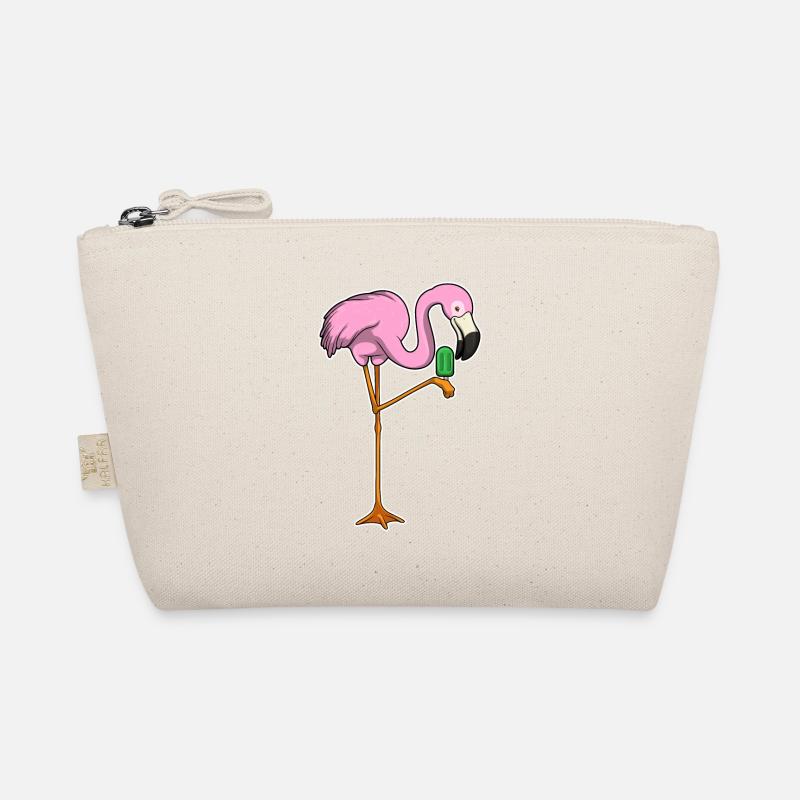 Flamingo Eis am Stiel Bio-Täschchen