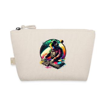Funky Astronaut on a Mixing Table - Organic Pouch - nature - Front