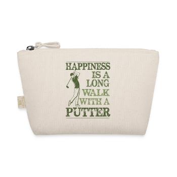 Golf Geschenk Witz Golfspieler Golfer - Bio-Täschchen - Natur - Vorne