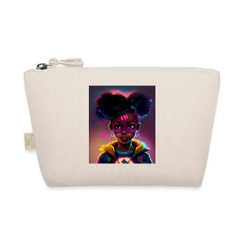 Héroïne futuriste au pouvoir néon - Trousse biologique - nature - Devant