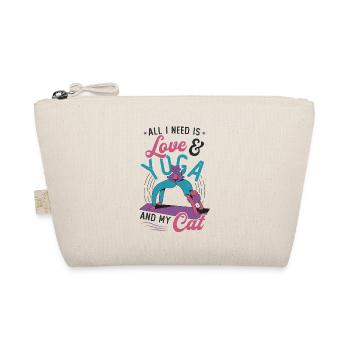 All I need is love and yoga - Organic Pouch - nature - Front