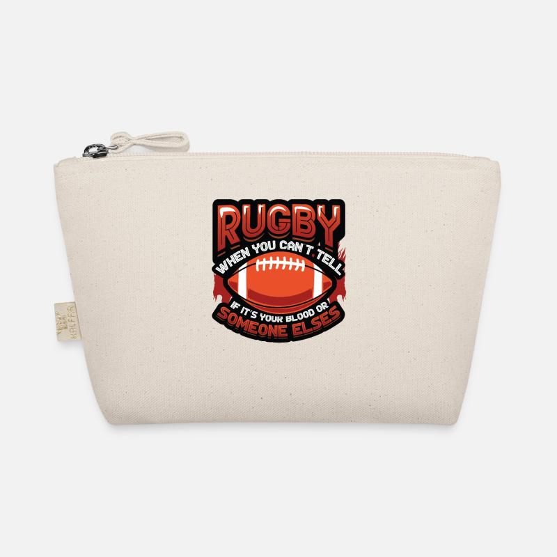 Funny rugby player - Organic Pouch - nature
