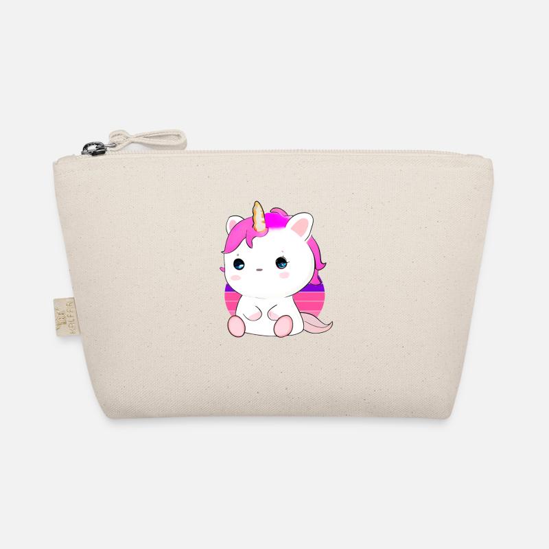 Mignon chat licorne Trousse biologique