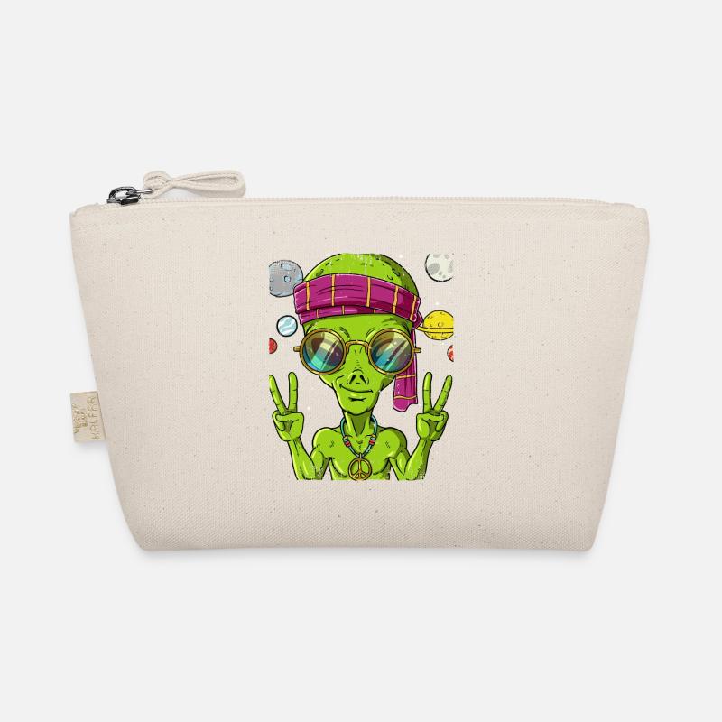 Space Alien Hippie Psychedelic Organic Pouch