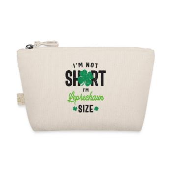 I'm Not Short I'm Leprechaun Size St Patricks Day - Organic Pouch - nature - Front
