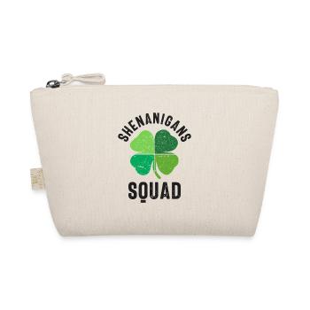 Shenanigans Squad St Patricks Day - Organic Pouch - nature - Front