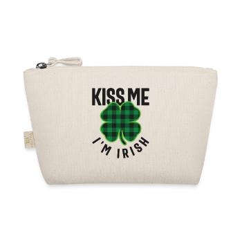 Kiss Me I'm Irish St Patricks Day - Organic Pouch - nature - Front