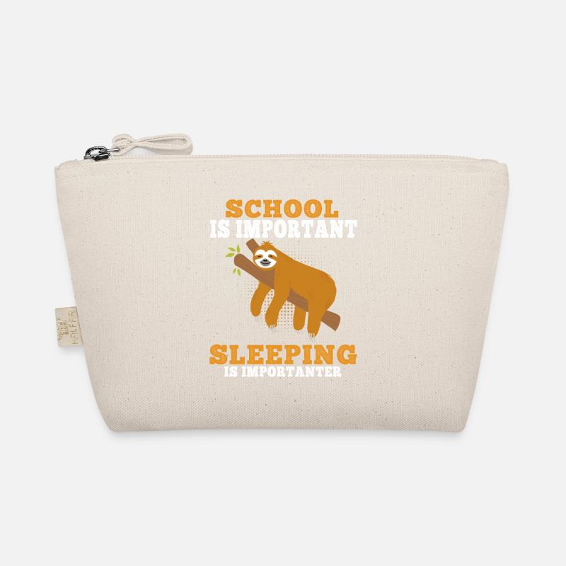 Sloth sleeping is more important lazy lazy Organic Pouch