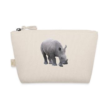 Rhino Baby - Rhino - Wildlife in Africa - Organic Pouch - nature - Front