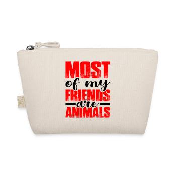 La plupart de mes amis sont des animaux - Trousse biologique - nature - Devant