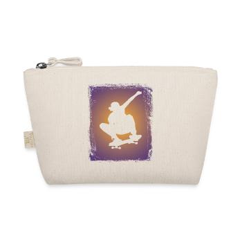 Skateboard Skateboarder Silhouette - Trousse biologique - nature - Devant