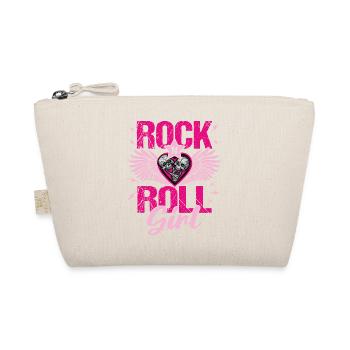 Rock 'n' Roll Girl Music, Dancing, Concert, - Organic Pouch - nature - Front