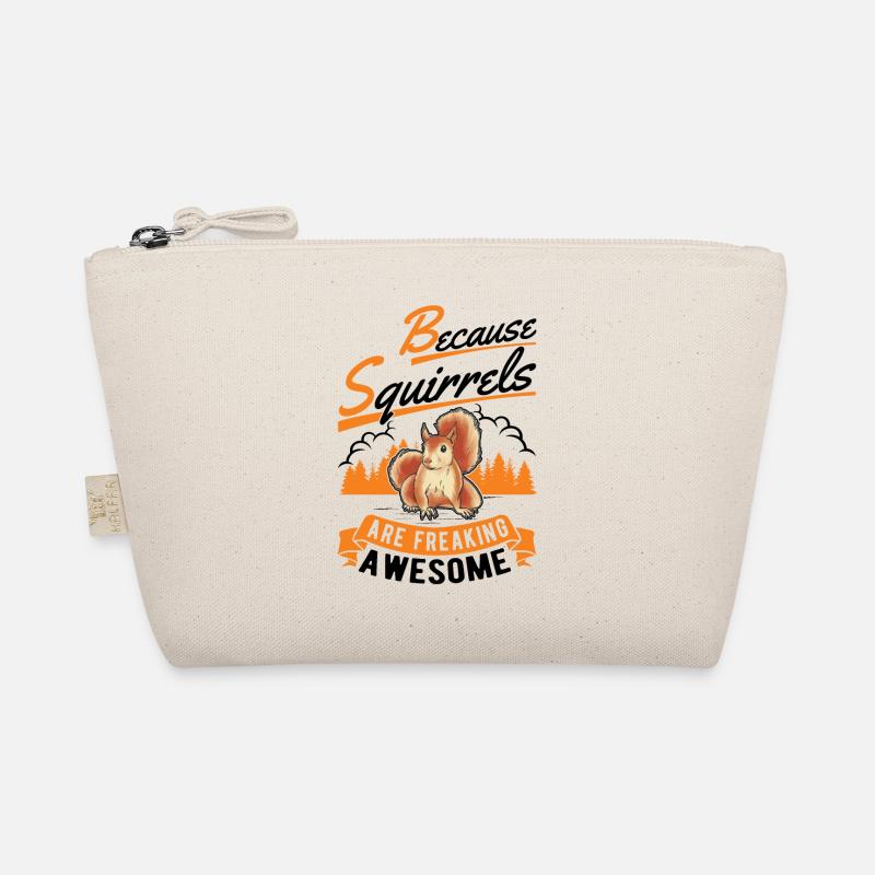 Squirrel Gift Squirrel Grey Squirrel Organic Pouch