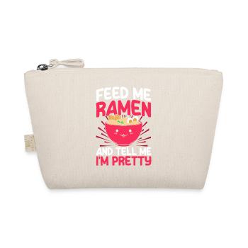 Ramen Noodle Soup Japanese Kawaii Gift Ramen - Organic Pouch - nature - Front
