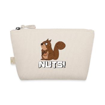 Süßes hungriges Eichhörnchen - Bio-Täschchen - Natur - Vorne