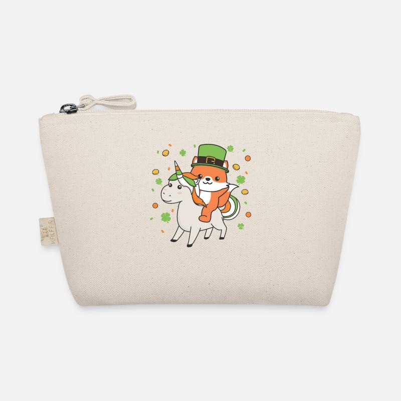 Renard avec licorne Saint-Patrick Irlande Bonheur Trousse biologique
