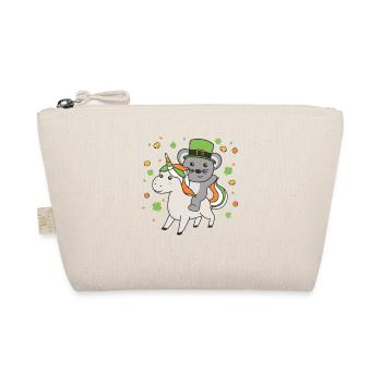 Souris avec licorne Saint-Patrick Irlande Bonheur - Trousse biologique - nature - Devant
