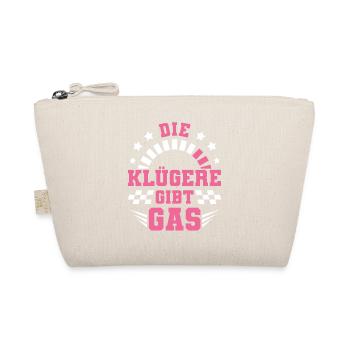 Auto Tuner Girl, KFZ Mechaniker Racing, Frau - Bio-Täschchen - Natur - Vorne