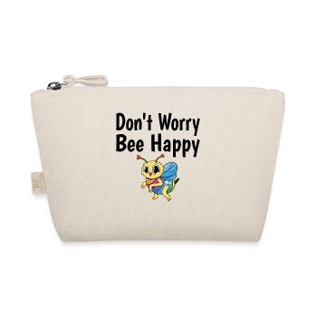 Don't Worry Bee Happy 35 - Organic Pouch - nature - Front