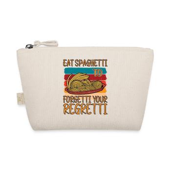 Eat Spaghetti To Forgetti Your Regretti 9 - Bio-Täschchen - Natur - Vorne