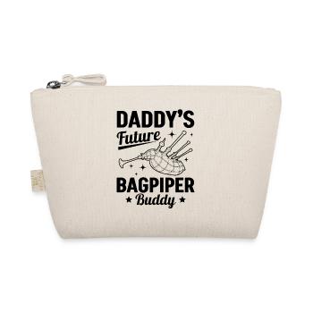 Daddy's Future Bagpiper Buddy - Newborn Bagpipe Pl - Bio-Täschchen - Natur - Vorne
