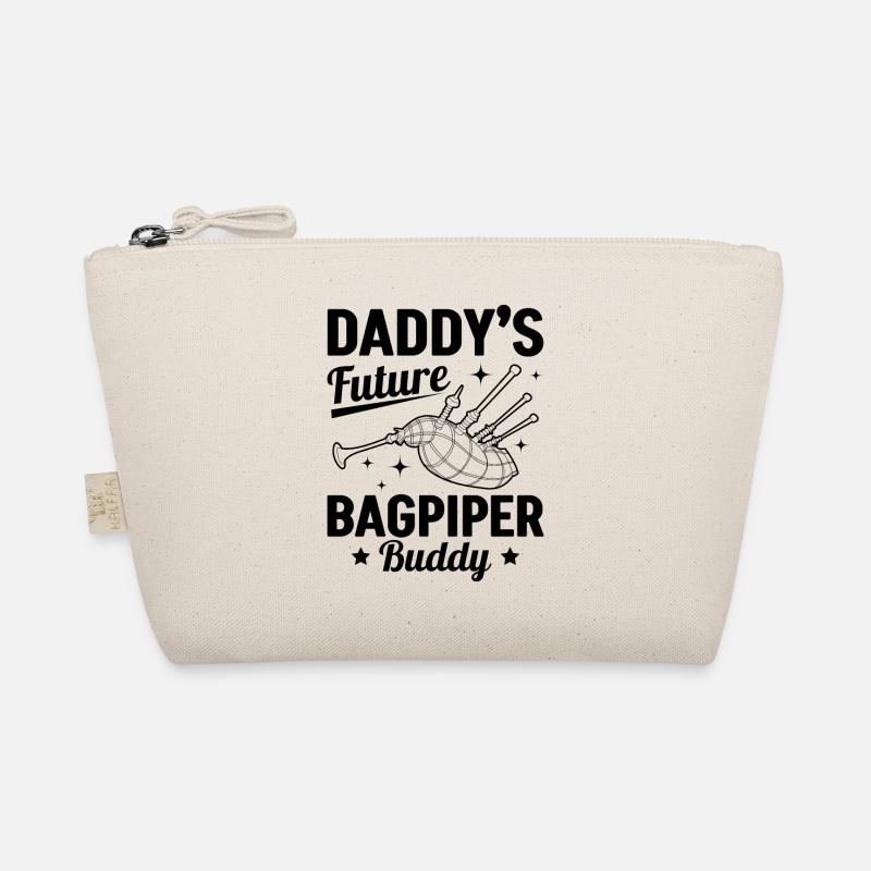 Daddy's Future Bagpiper Buddy - Newborn Bagpipe Pl Organic Pouch