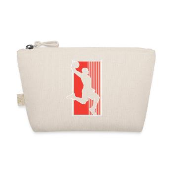 Basketball basketball players - Organic Pouch - nature - Front