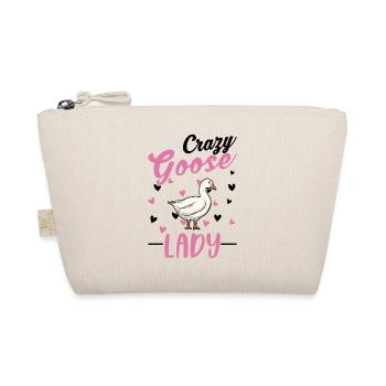 Crazy Goose lady geese goose breeder - Organic Pouch - nature - Front