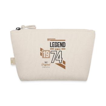 Legend Since 1974 49 birthday - Organic Pouch - nature - Front