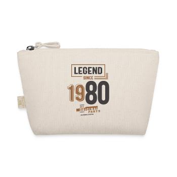 Legend Since 1980 43rd birthday - Organic Pouch - nature - Front