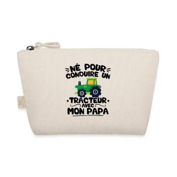 Né pour conduire des tracteurs avec mon papa - Trousse biologique - nature - Devant