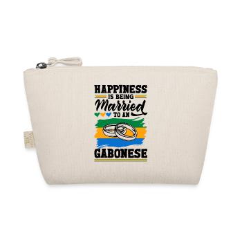 Le bonheur du drapeau gabonais du Gabon est marié - Trousse biologique - nature - Devant