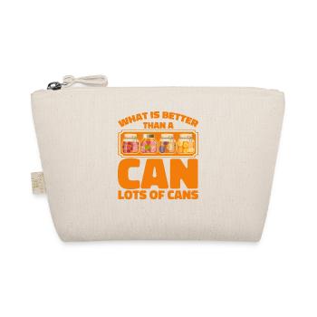 What's better than a can canning gift - Organic Pouch - nature - Front