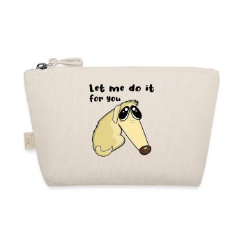 Barsoi Hund Borzoi Hund Let Me Do It For You - Bio-Täschchen - Natur - Vorne