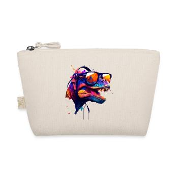 Party T-Rex couleurs vives avec des lunettes de soleil fraîches - Trousse biologique - nature - Devant