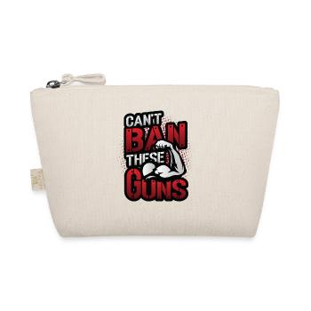 Can't Ban These Guns, Bizeps, Muscle, Bodybuilding - Bio-Täschchen - Natur - Vorne