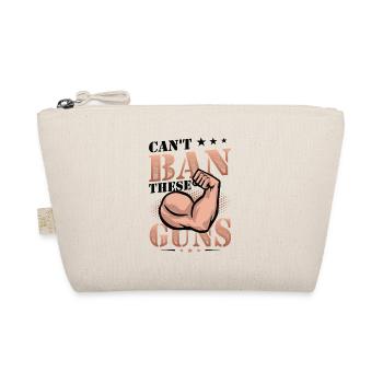 Can't Ban These Guns, Bizeps, Muscle, Bodybuilding - Bio-Täschchen - Natur - Vorne