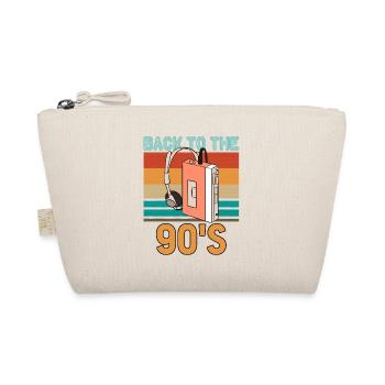 Back to the 90s - gift idea - Organic Pouch - nature - Front