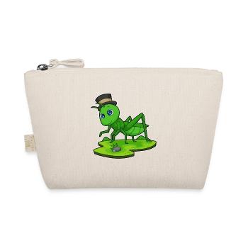 Caterpillar Gentleman Top Hat - Organic Pouch - nature - Front