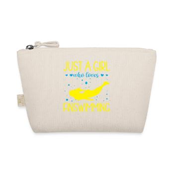 Juste une fille qui aime nager les nageoires - Trousse biologique - nature - Devant