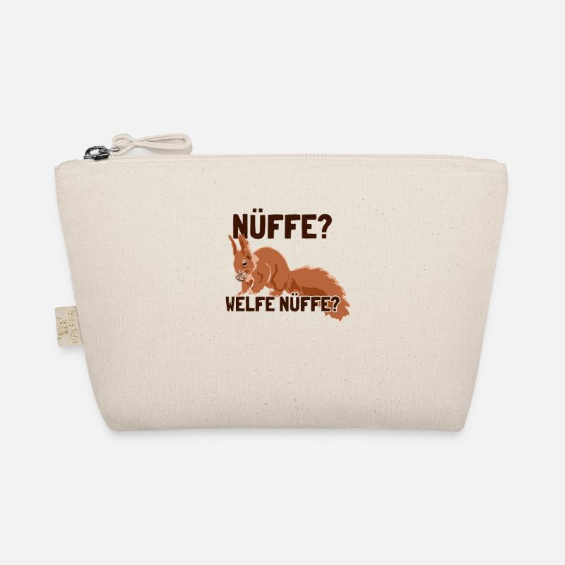 Nüffe Welfe Nüffe Grauhörnchen Squirrel - Bio-Täschchen - Natur