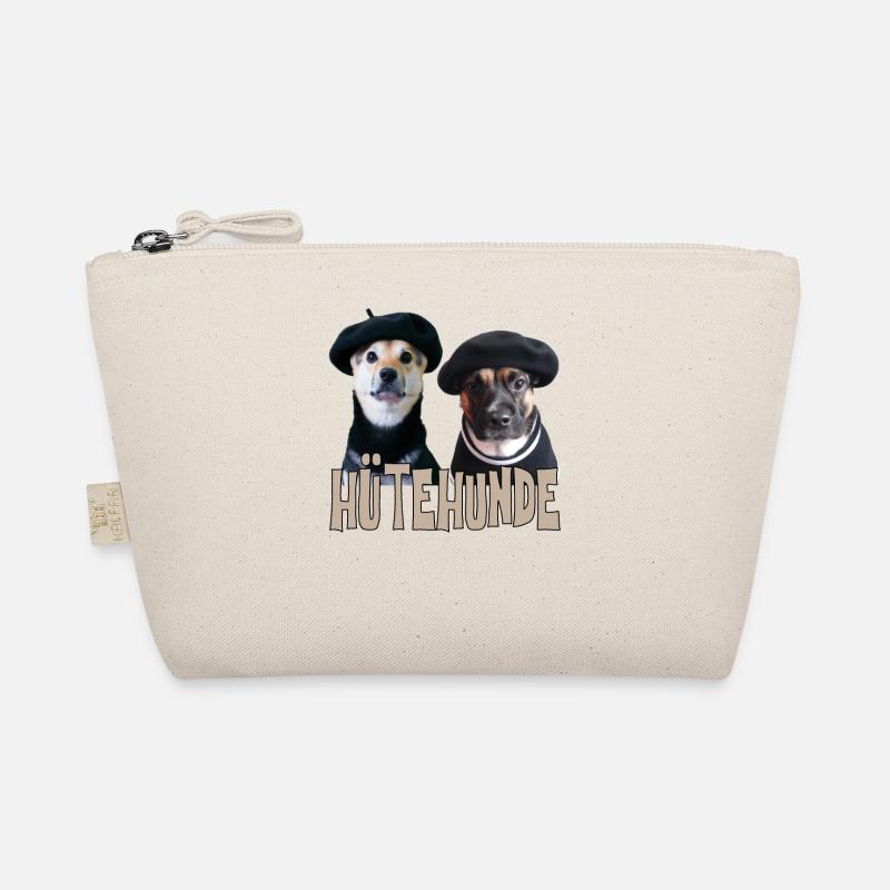 Hütehunde Hunde mit Hut Fun Lustiges Hundebesitzer - Bio-Täschchen - Natur