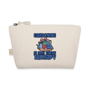 Gardening Is Dirt Cheap Therapy 3 - Organic Pouch - nature - Front