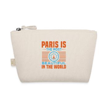 PARIS IS THE MOST BEAUTIFUL IN THE WORLD - Organic Pouch - nature - Front