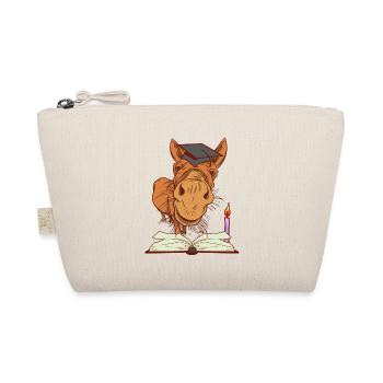 Donkey mule student nocturnal learning studies - Organic Pouch - nature - Front