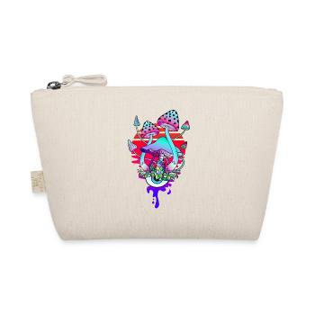 Magic Mushrooms Psychedelic Mushrooms Eye - Organic Pouch - nature - Front