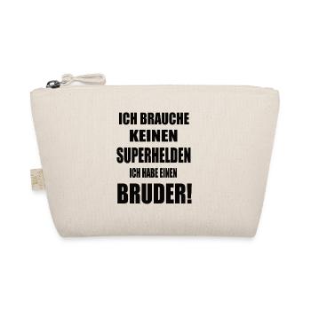 Bruder Geburtstag - Bio-Täschchen - Natur - Vorne