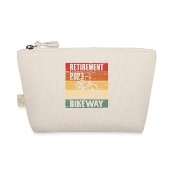 Pension Pension Pension 2023 Pensioner Cycling Vintage - Organic Pouch - nature - Front