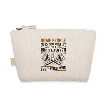 Father of a lawyer - Organic Pouch - nature - Front